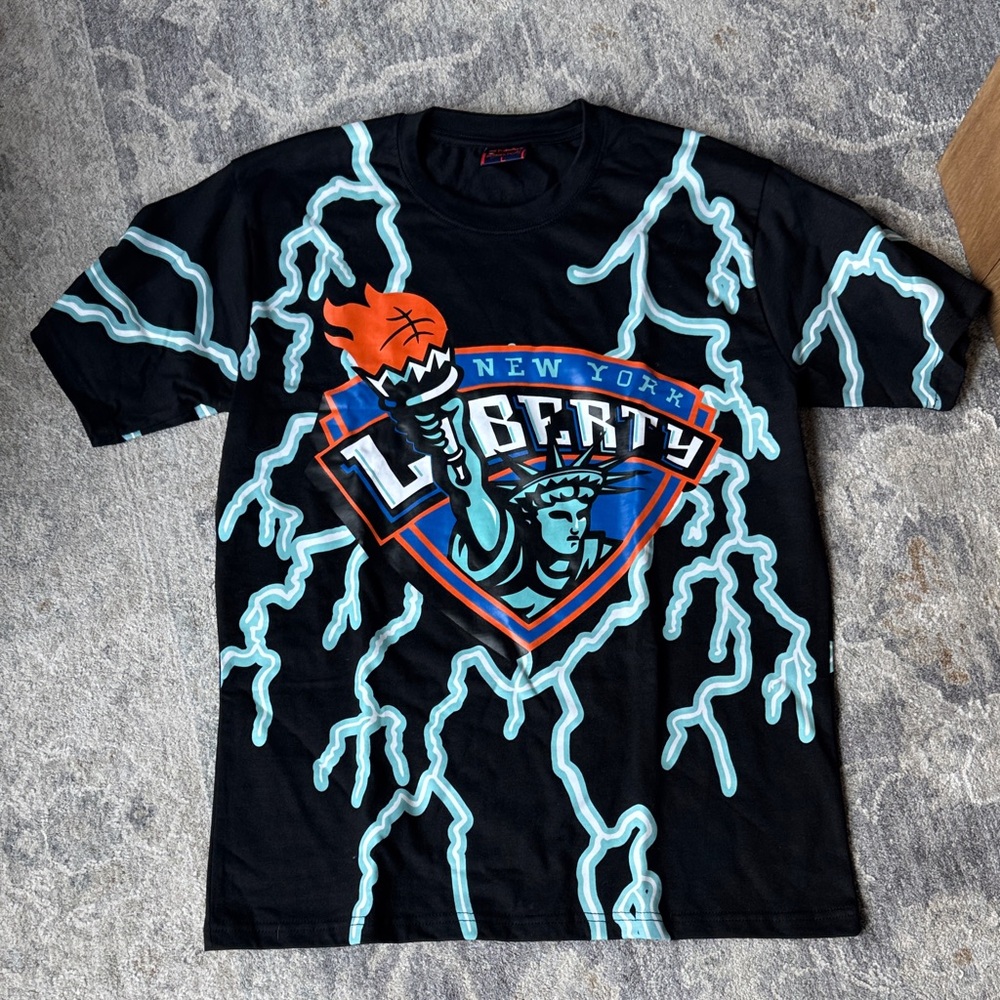 Liberty New York Graphic Tee - Black and Blue